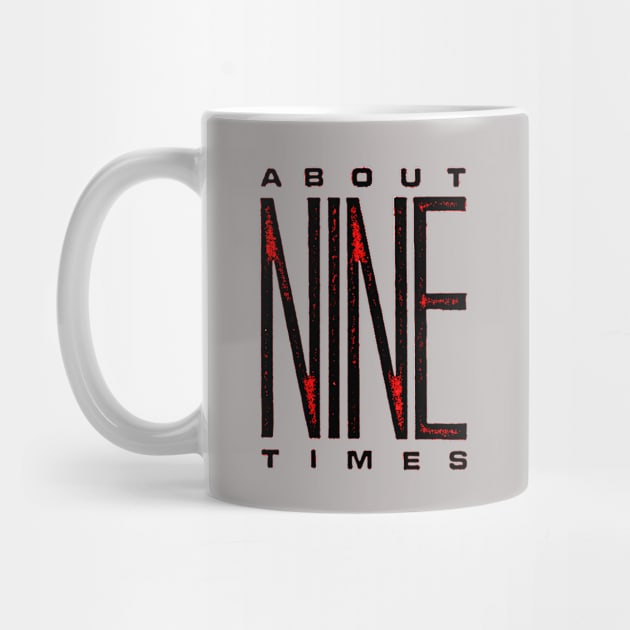 Mug & Travel Mug_About 9 Times_Rough-Logo by texaspoetrope